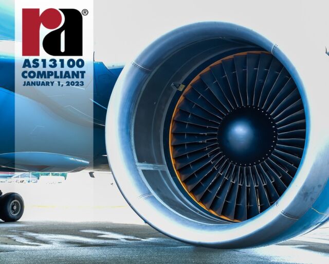 On January 1st, 2023 a new Aerospace standard titled AS13100 went into effect for the aerospace engine supply chain. Rolled Alloys is happy to announce that we are compliant to AS13100! #RolledAlloys