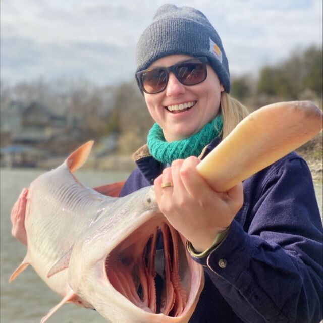 We went Oklahoma spoonbill fishing with a customer and it was a success on this cold winter morning. Customer service as its finest! #TulsaRA