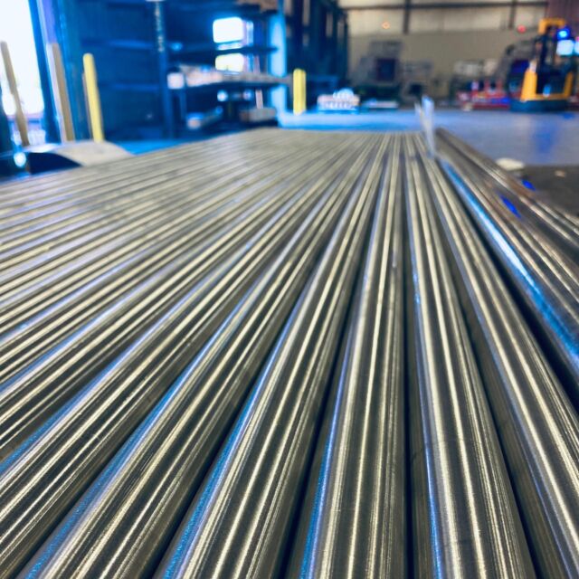 #RichburgRA's round bar stock is ready to be packaged and shipped to you! #RolledAlloys