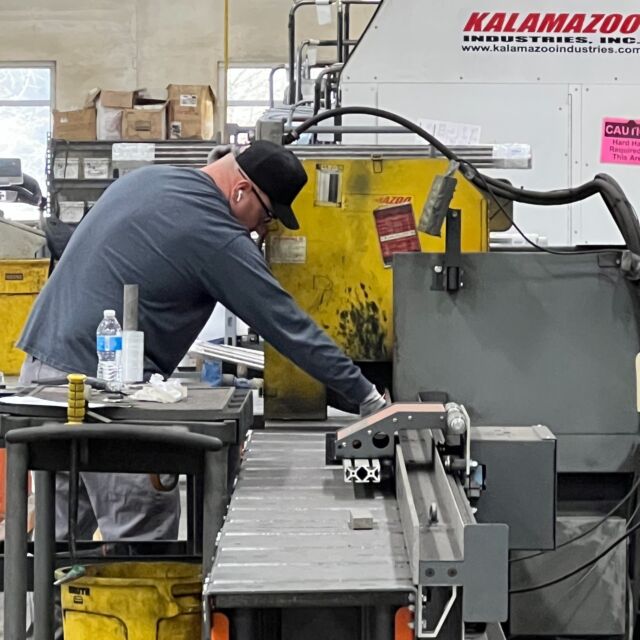 #ChicagoRA Operations Manager Richie lending a hand at the Chop Saw!