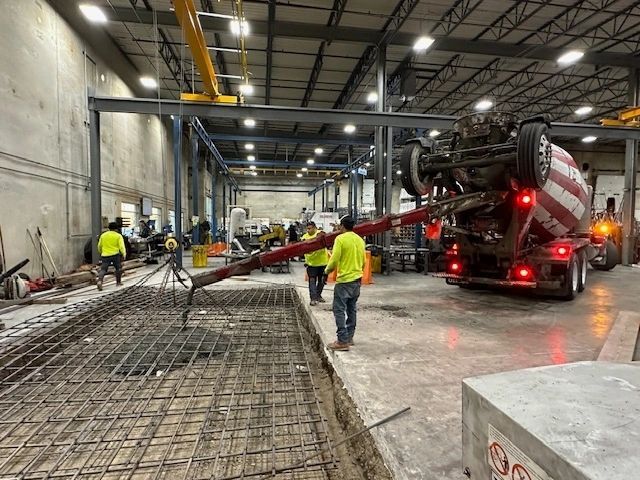 Construction continues in #ChicagoRA. The foundation is poured for the installation of new equipment.

#RolledAlloys #SpecialtyMetalSupplier