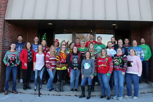 #TemperanceRA Christmas Lunch and #UglySweater contest 🎄 Who wore it better?

#RolledAlloys