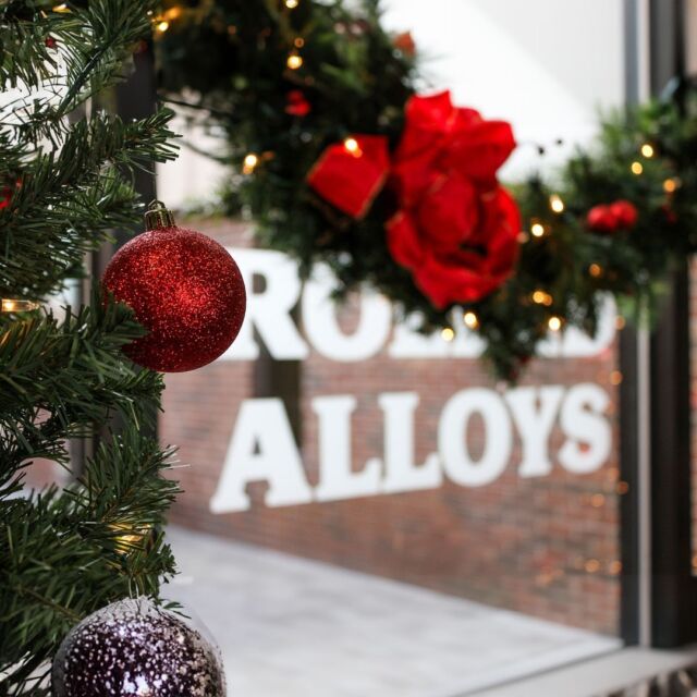 Merry Christmas to all of our customers, friends and families! All US offices will be closed December 25th and 26th in celebration of the holiday. #merrychristmas #happyholidays #rolledalloys