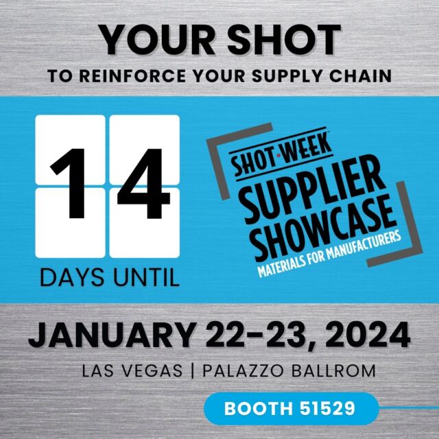 We're counting down to the start of #SHOTShow 2024! Stop by the SHOT Week Supplier Showcase Booth 51529 to discuss your alloy needs.

#RolledAlloys #MetalsSupplier