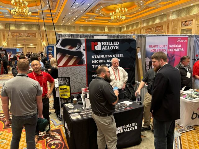 It's another busy day at the Supplier Showcase. Our team is available to discuss your firearm alloy needs at booth 51529!

#SHOTShow #RolledAlloys